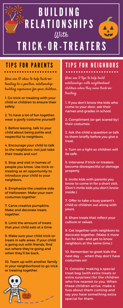 Halloween tips for building relationships